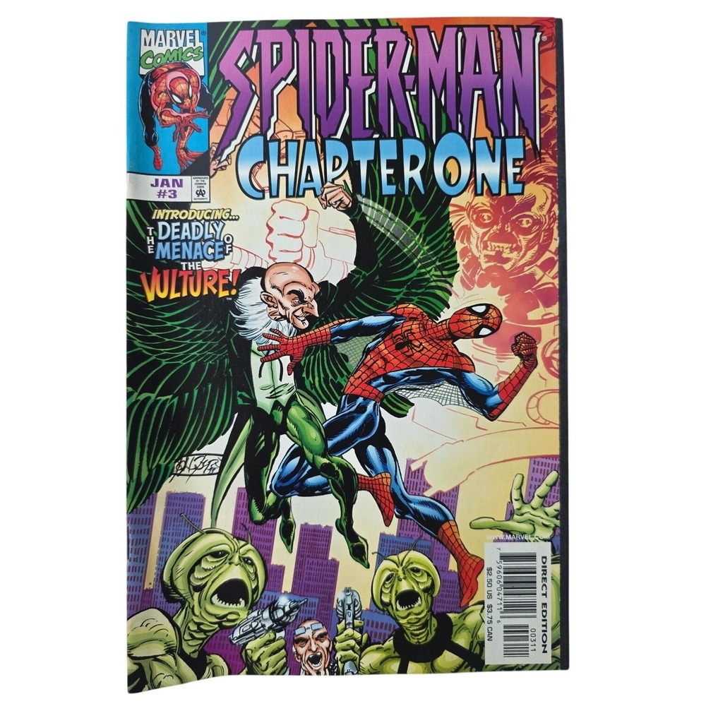 Spider-Man Chapter One #3 Marvel Comics 1999 John Byrne Vulture Direct Editio E2